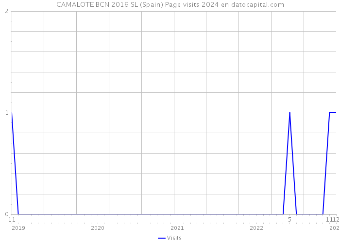 CAMALOTE BCN 2016 SL (Spain) Page visits 2024 