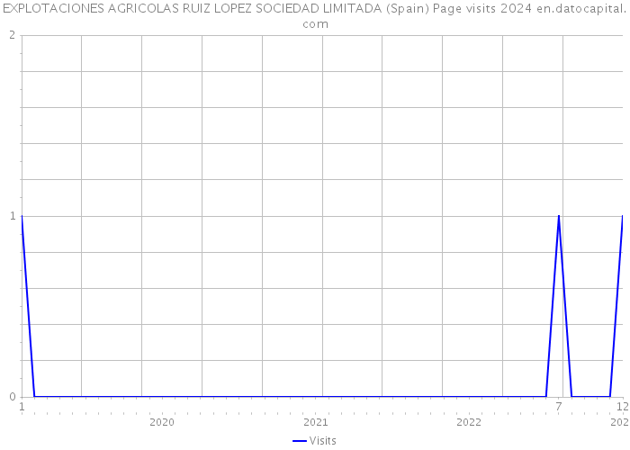 EXPLOTACIONES AGRICOLAS RUIZ LOPEZ SOCIEDAD LIMITADA (Spain) Page visits 2024 