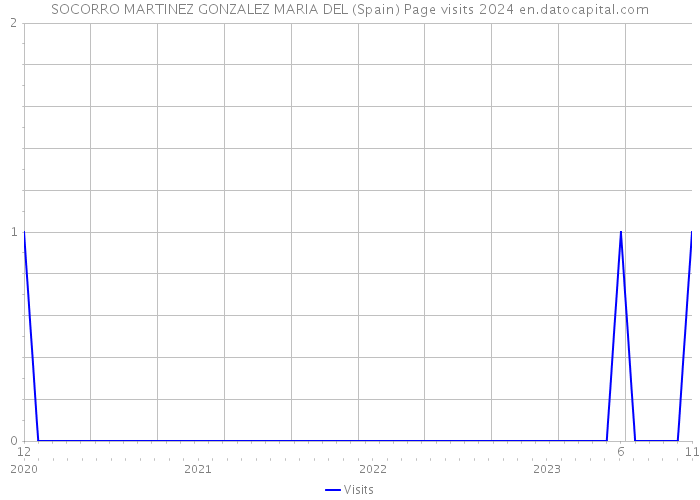 SOCORRO MARTINEZ GONZALEZ MARIA DEL (Spain) Page visits 2024 