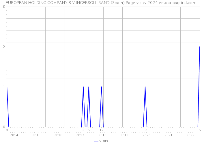 EUROPEAN HOLDING COMPANY B V INGERSOLL RAND (Spain) Page visits 2024 