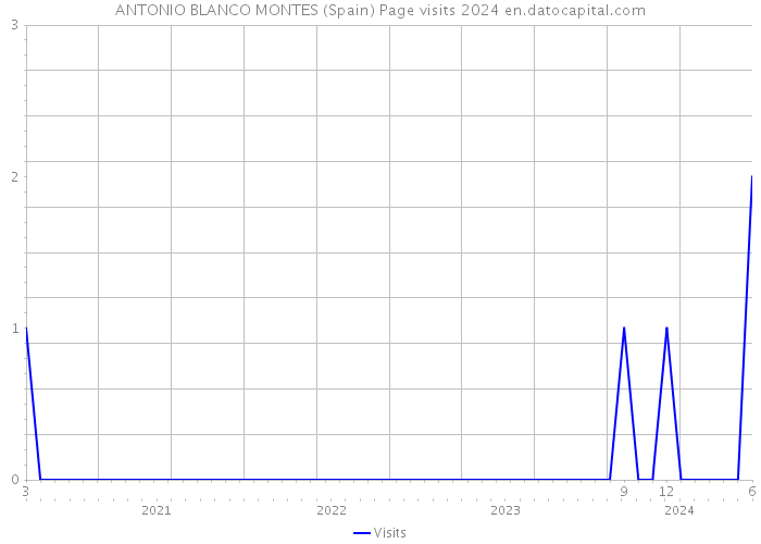 ANTONIO BLANCO MONTES (Spain) Page visits 2024 