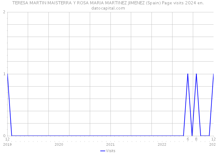 TERESA MARTIN MAISTERRA Y ROSA MARIA MARTINEZ JIMENEZ (Spain) Page visits 2024 