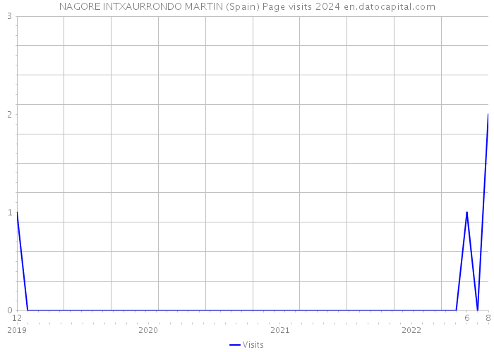 NAGORE INTXAURRONDO MARTIN (Spain) Page visits 2024 