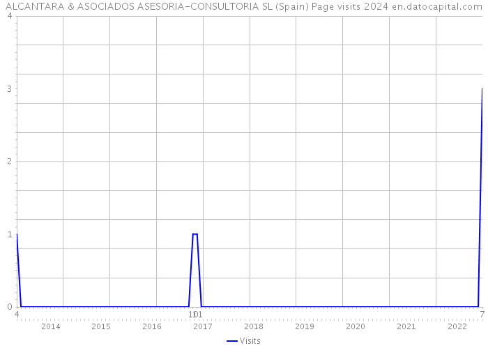 ALCANTARA & ASOCIADOS ASESORIA-CONSULTORIA SL (Spain) Page visits 2024 