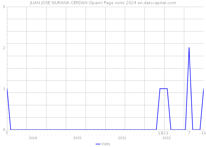 JUAN JOSE SIURANA CERDAN (Spain) Page visits 2024 