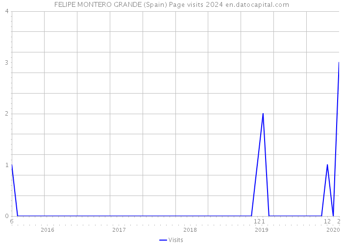 FELIPE MONTERO GRANDE (Spain) Page visits 2024 