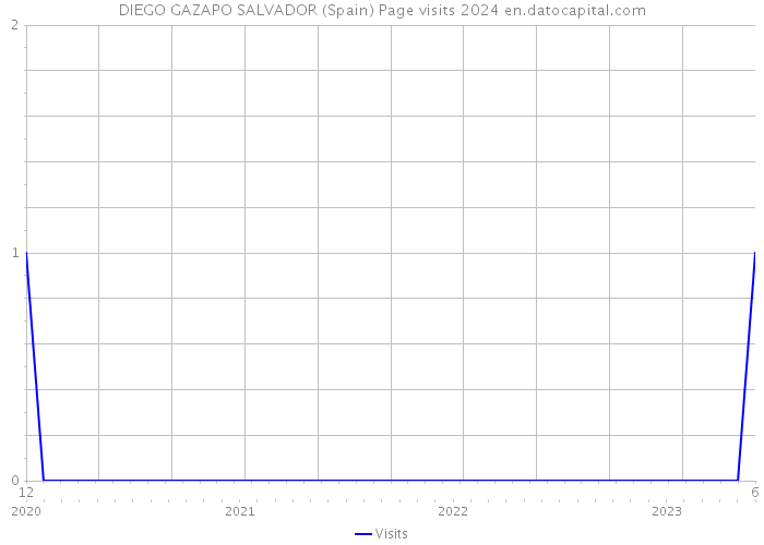 DIEGO GAZAPO SALVADOR (Spain) Page visits 2024 