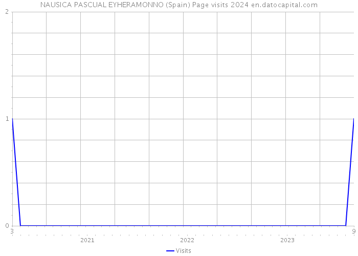 NAUSICA PASCUAL EYHERAMONNO (Spain) Page visits 2024 