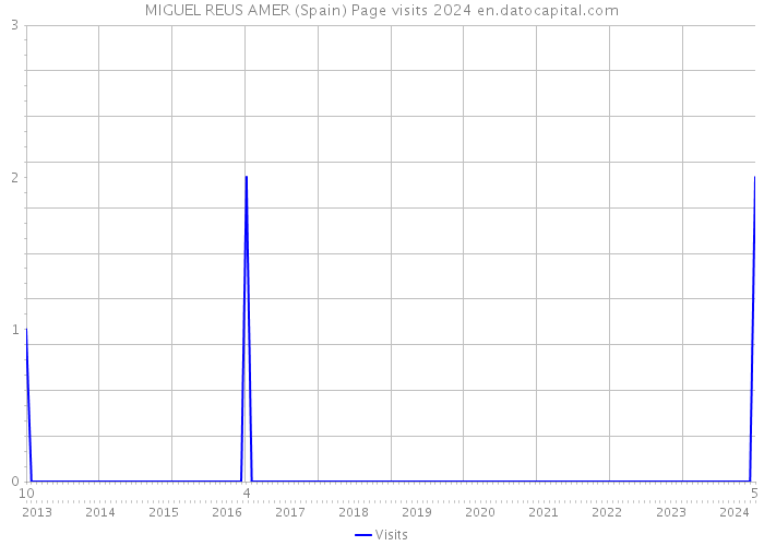 MIGUEL REUS AMER (Spain) Page visits 2024 