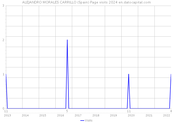 ALEJANDRO MORALES CARRILLO (Spain) Page visits 2024 