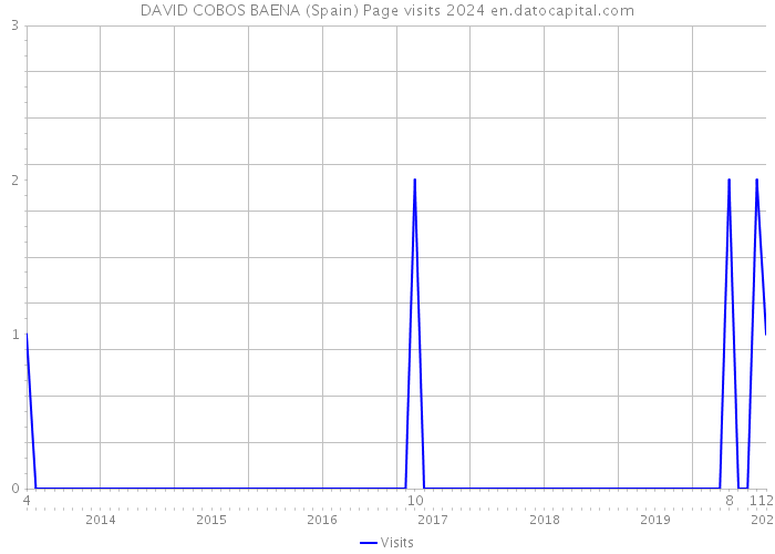 DAVID COBOS BAENA (Spain) Page visits 2024 