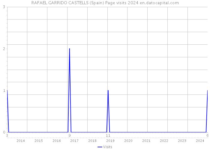 RAFAEL GARRIDO CASTELLS (Spain) Page visits 2024 