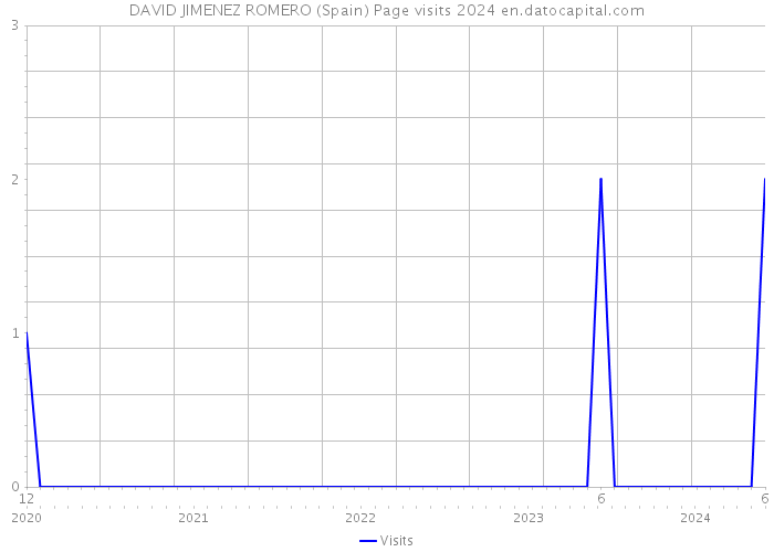 DAVID JIMENEZ ROMERO (Spain) Page visits 2024 