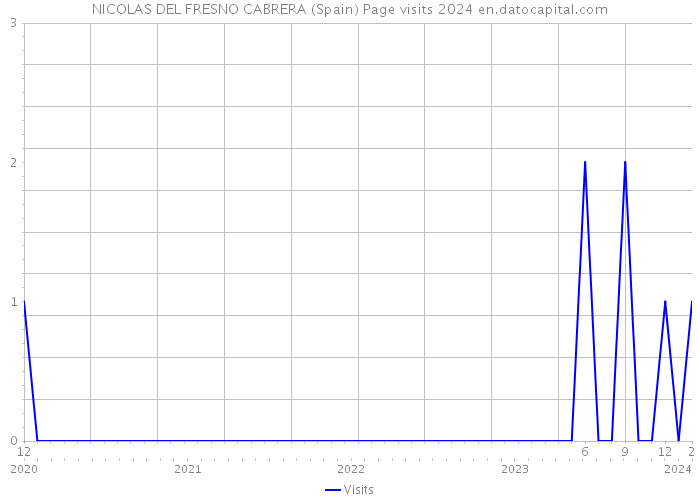 NICOLAS DEL FRESNO CABRERA (Spain) Page visits 2024 