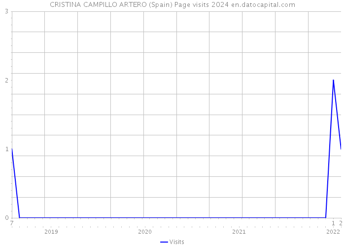 CRISTINA CAMPILLO ARTERO (Spain) Page visits 2024 