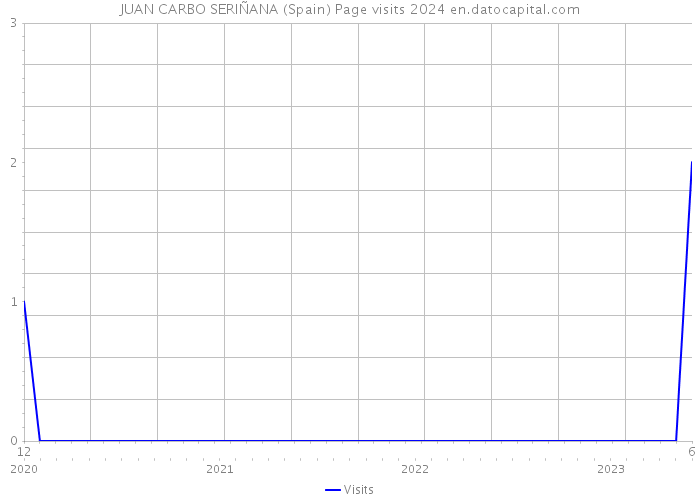 JUAN CARBO SERIÑANA (Spain) Page visits 2024 
