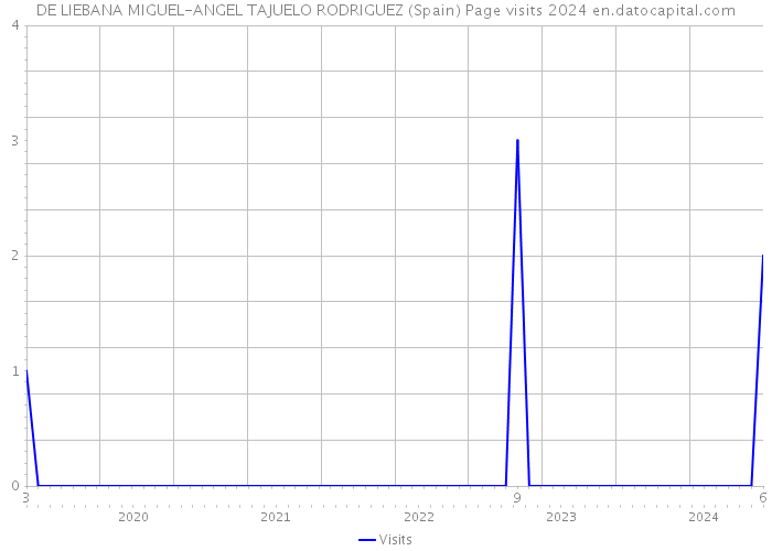 DE LIEBANA MIGUEL-ANGEL TAJUELO RODRIGUEZ (Spain) Page visits 2024 