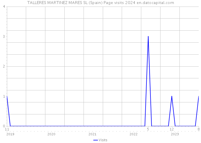 TALLERES MARTINEZ MARES SL (Spain) Page visits 2024 