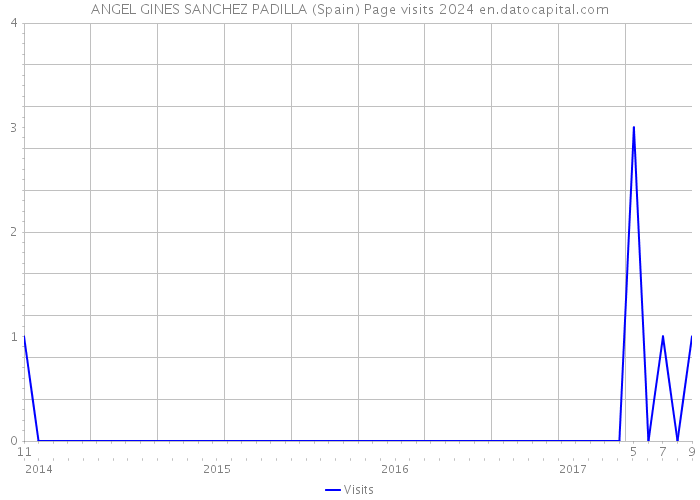 ANGEL GINES SANCHEZ PADILLA (Spain) Page visits 2024 