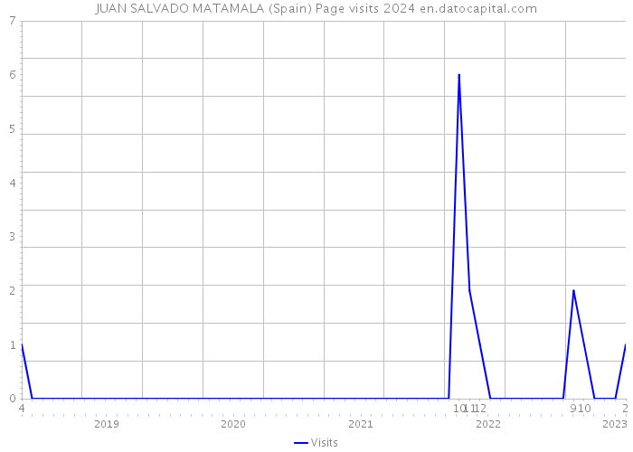 JUAN SALVADO MATAMALA (Spain) Page visits 2024 