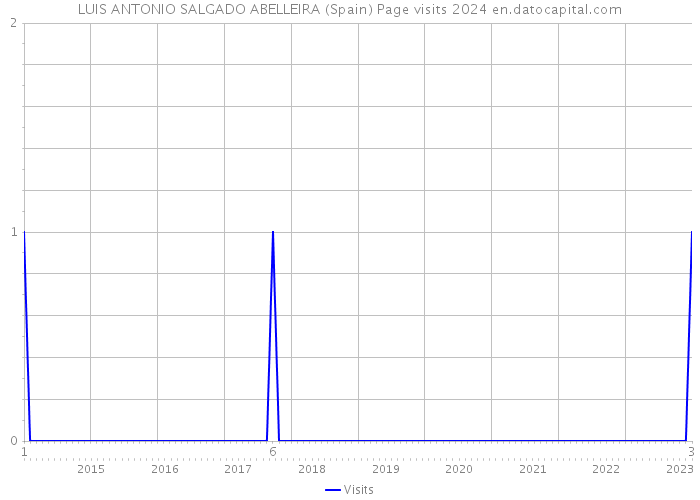 LUIS ANTONIO SALGADO ABELLEIRA (Spain) Page visits 2024 