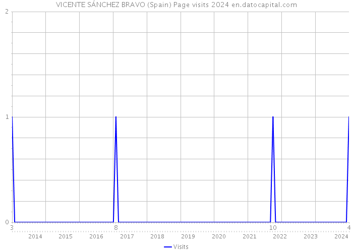 VICENTE SÁNCHEZ BRAVO (Spain) Page visits 2024 