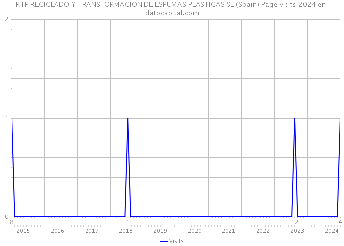 RTP RECICLADO Y TRANSFORMACION DE ESPUMAS PLASTICAS SL (Spain) Page visits 2024 