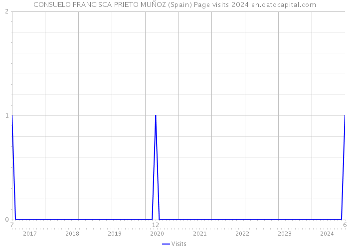 CONSUELO FRANCISCA PRIETO MUÑOZ (Spain) Page visits 2024 