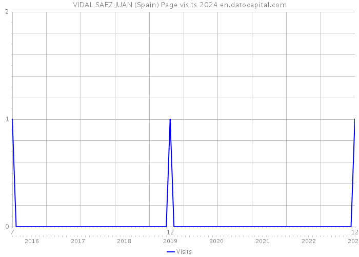 VIDAL SAEZ JUAN (Spain) Page visits 2024 