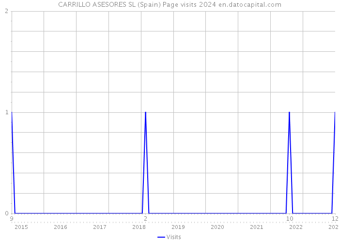 CARRILLO ASESORES SL (Spain) Page visits 2024 