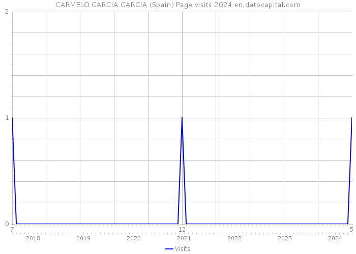 CARMELO GARCIA GARCIA (Spain) Page visits 2024 