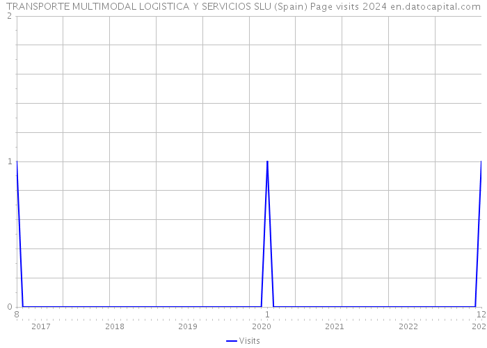 TRANSPORTE MULTIMODAL LOGISTICA Y SERVICIOS SLU (Spain) Page visits 2024 