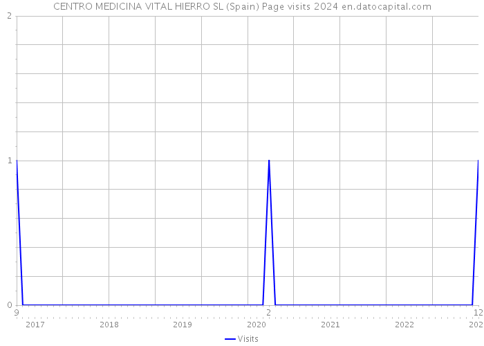CENTRO MEDICINA VITAL HIERRO SL (Spain) Page visits 2024 