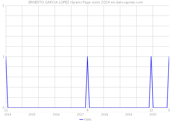 ERNESTO GARCIA LOPEZ (Spain) Page visits 2024 