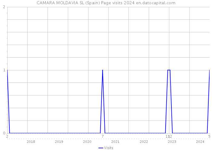 CAMARA MOLDAVIA SL (Spain) Page visits 2024 