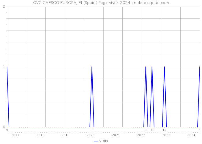 GVC GAESCO EUROPA, FI (Spain) Page visits 2024 