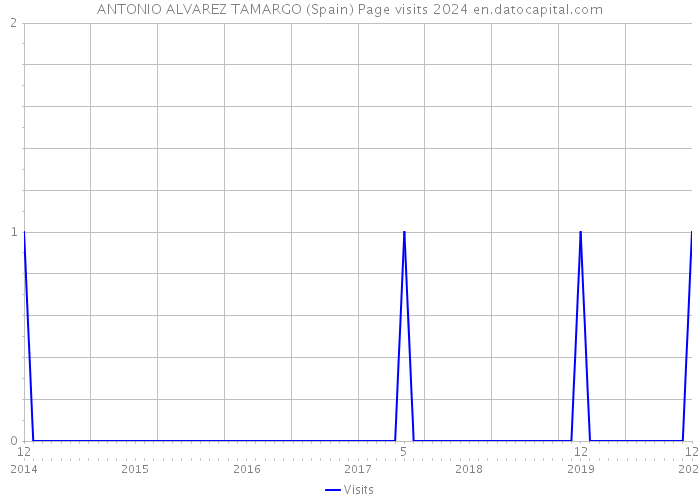 ANTONIO ALVAREZ TAMARGO (Spain) Page visits 2024 