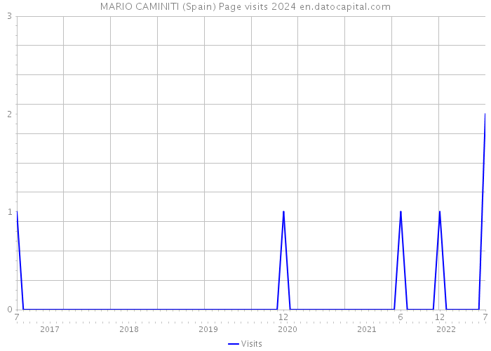 MARIO CAMINITI (Spain) Page visits 2024 