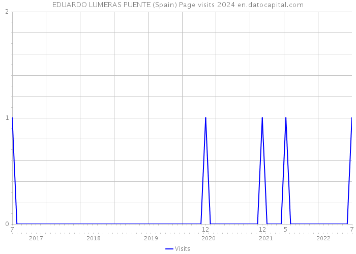 EDUARDO LUMERAS PUENTE (Spain) Page visits 2024 