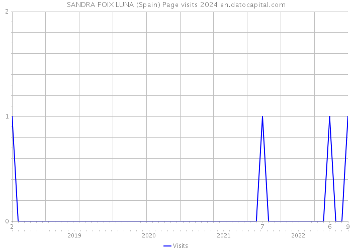 SANDRA FOIX LUNA (Spain) Page visits 2024 