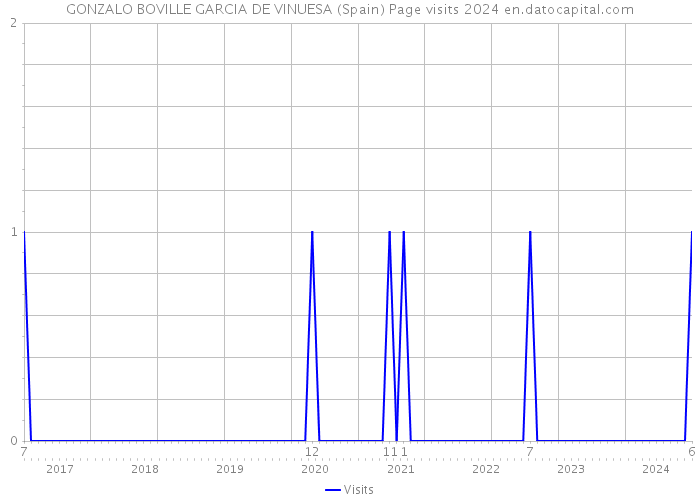 GONZALO BOVILLE GARCIA DE VINUESA (Spain) Page visits 2024 