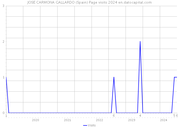 JOSE CARMONA GALLARDO (Spain) Page visits 2024 