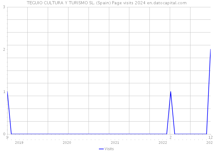 TEGUIO CULTURA Y TURISMO SL. (Spain) Page visits 2024 