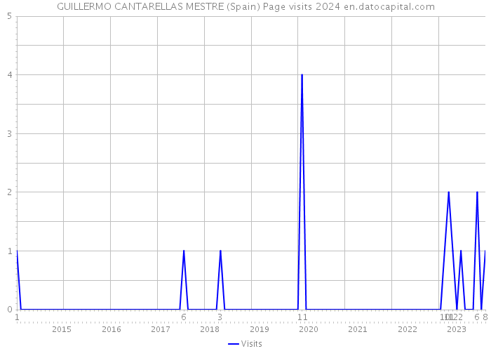 GUILLERMO CANTARELLAS MESTRE (Spain) Page visits 2024 