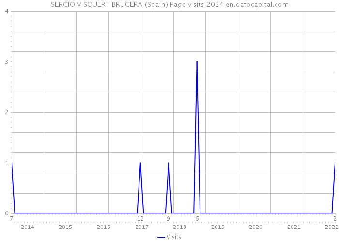 SERGIO VISQUERT BRUGERA (Spain) Page visits 2024 
