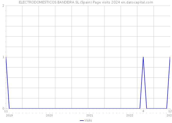 ELECTRODOMESTICOS BANDEIRA SL (Spain) Page visits 2024 