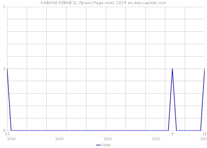 KABANA KEBAB SL (Spain) Page visits 2024 