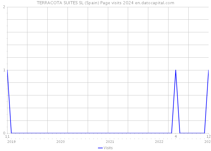 TERRACOTA SUITES SL (Spain) Page visits 2024 