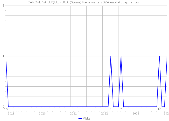 CARO-LINA LUQUE PUGA (Spain) Page visits 2024 
