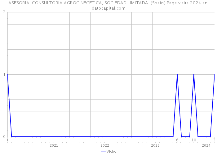 ASESORIA-CONSULTORIA AGROCINEGETICA, SOCIEDAD LIMITADA. (Spain) Page visits 2024 